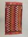 Vintage Turkish Mini Kilim 91x47 cm Wool Small Kelim Runner, shabby Chic