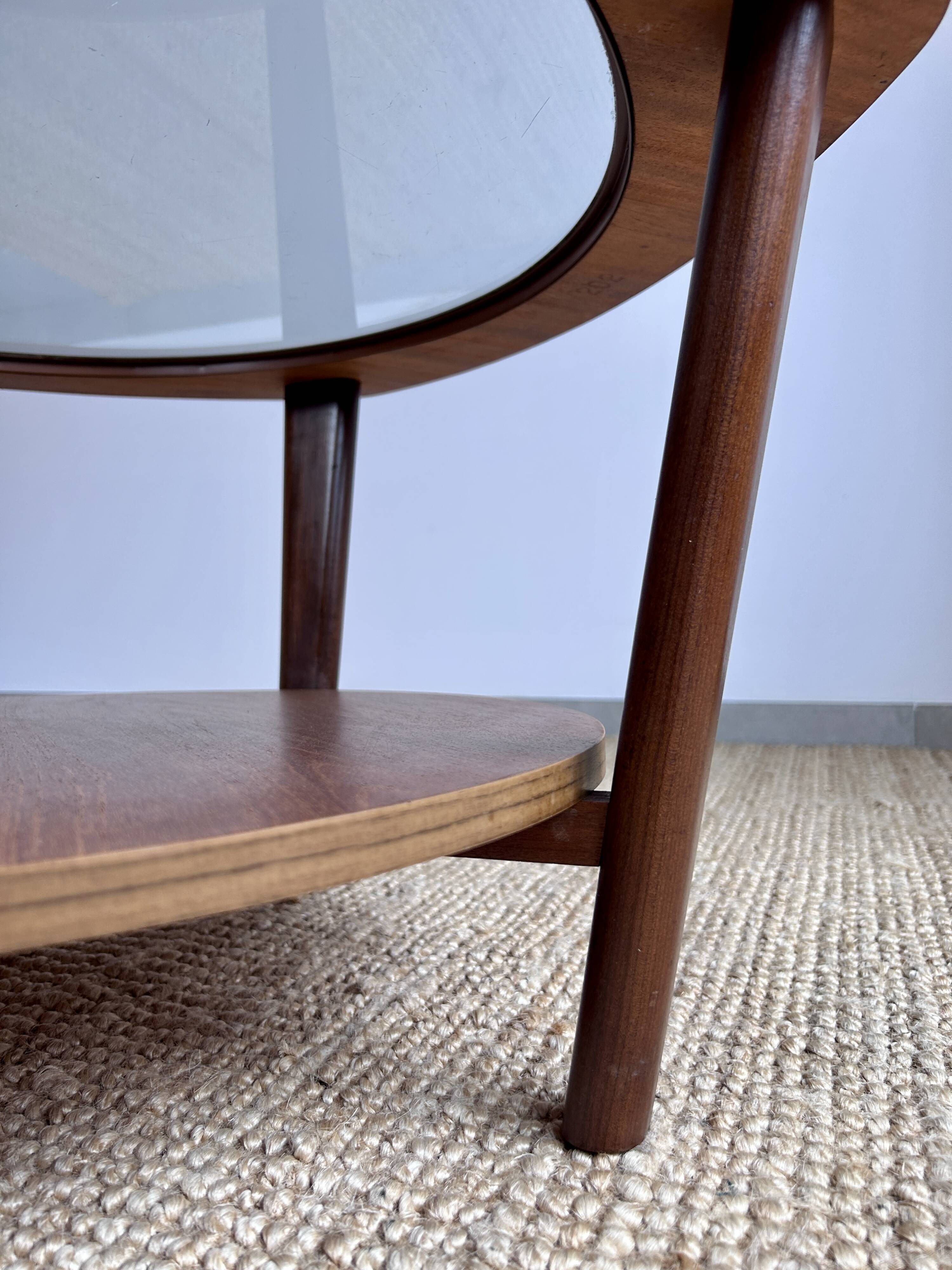 Mid-Century English teak coffee table