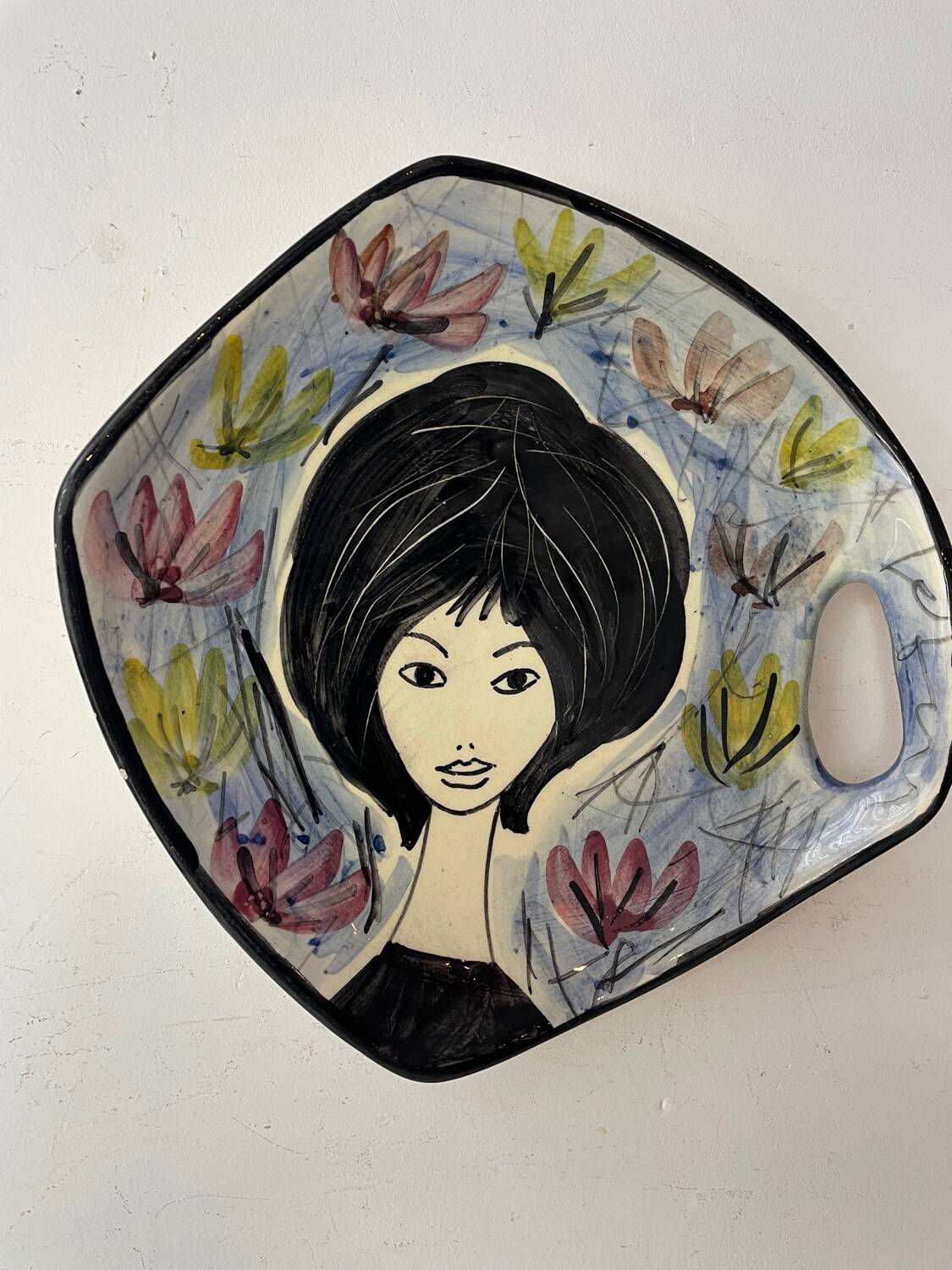 1960s Vallauris trinket tray