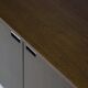 Sideboard in walnut by Florence Knoll Mid Century Modern Executive Boardroom Storage
