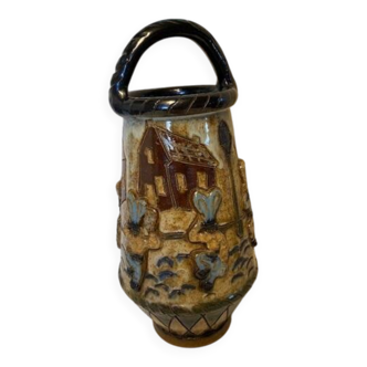 Bouffioulx stoneware vase