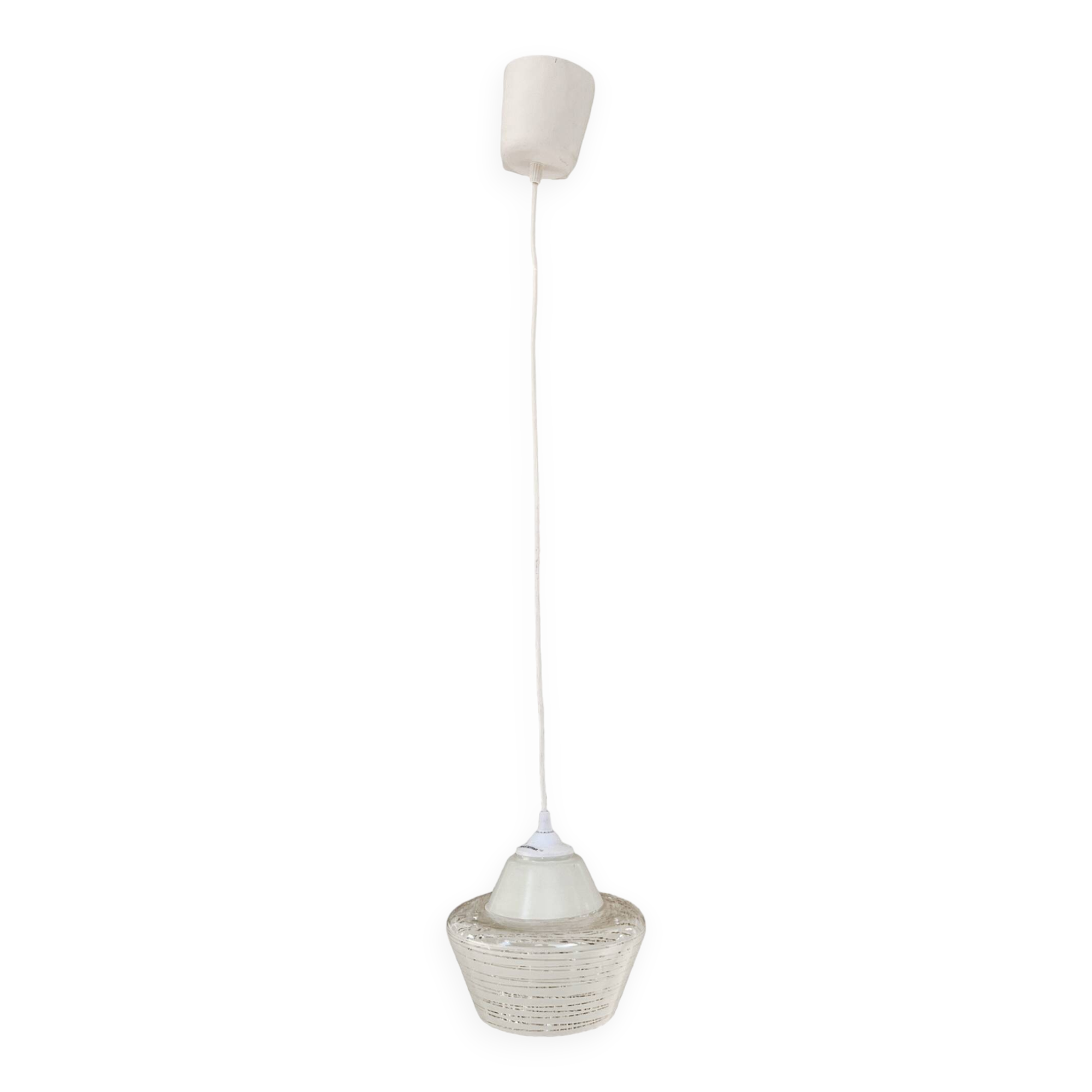 Modernist hanging lamp, Narva Leuchen, Germany, 1970s.