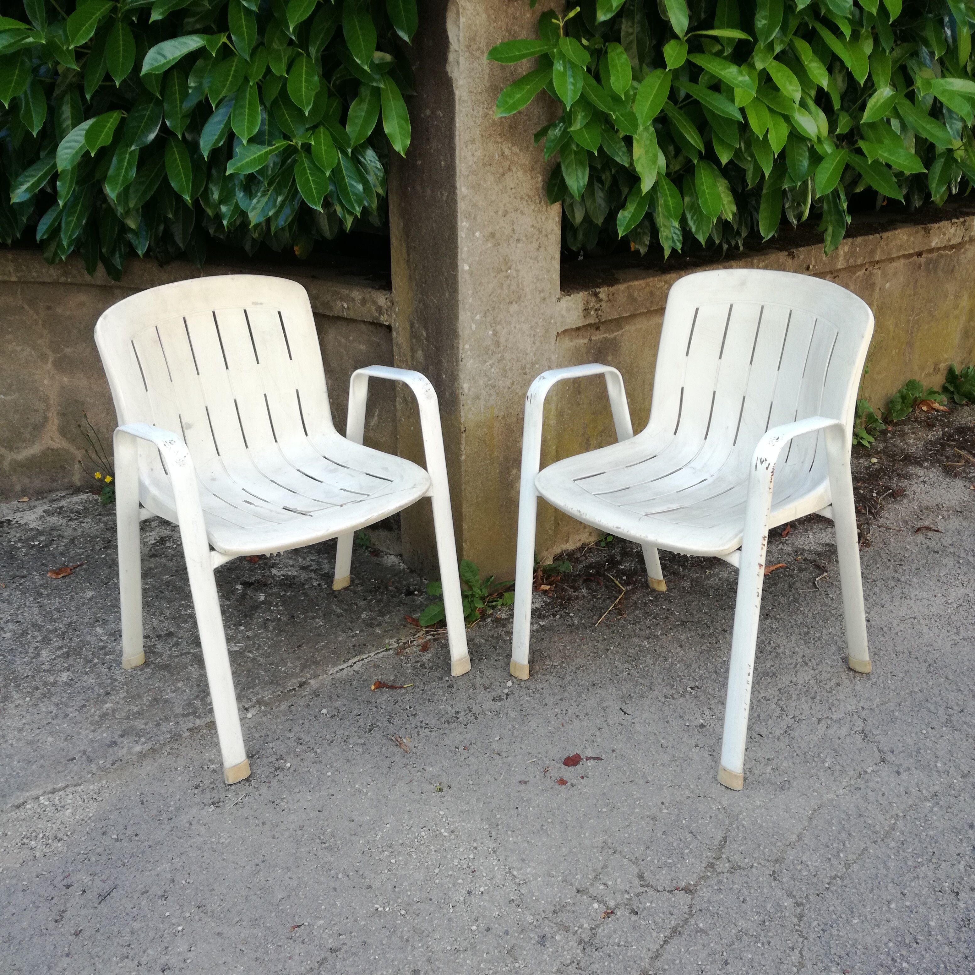 Shell garden armchairs by Emu 1986