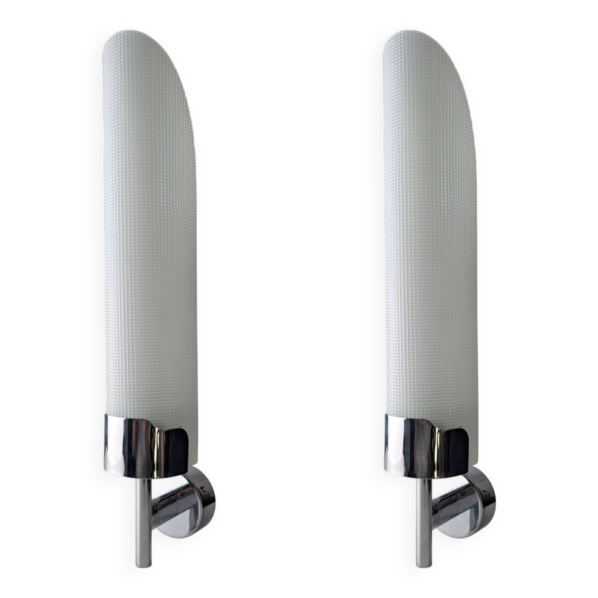 Pair of sconces by Max Ingrand for Fontana Arte 1980s