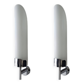 Pair of sconces by Max Ingrand for Fontana Arte 1980s