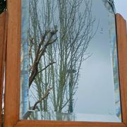 Art Deco hairdresser with bevelled mirror