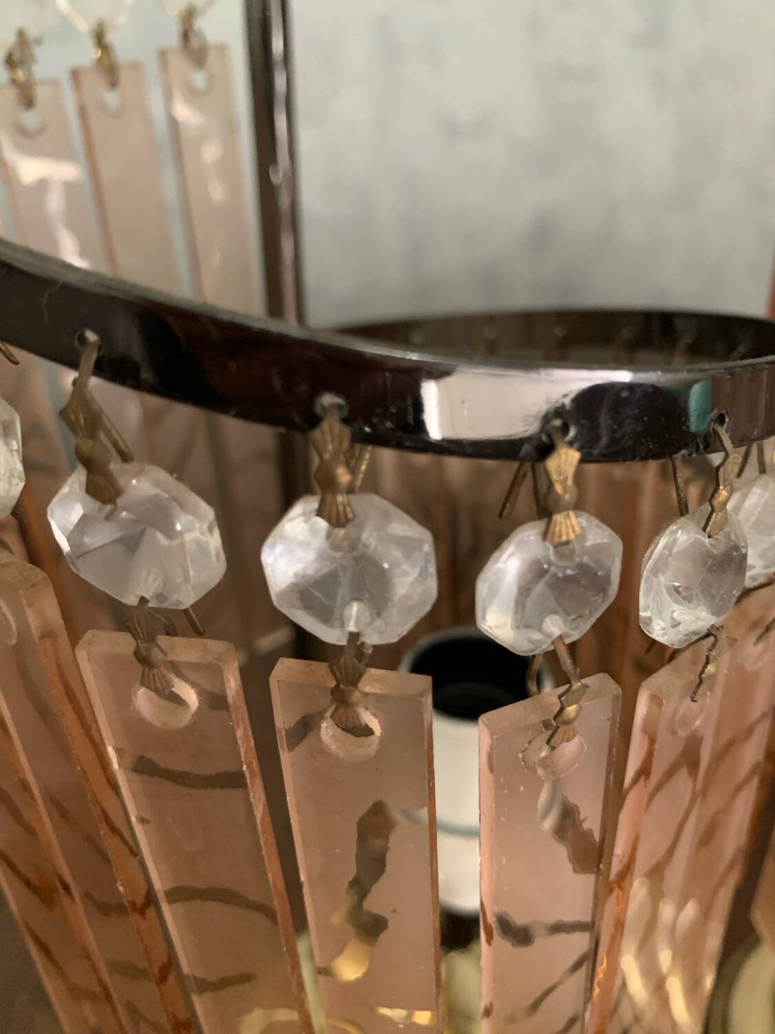 Paire de lampes de chevet vintage