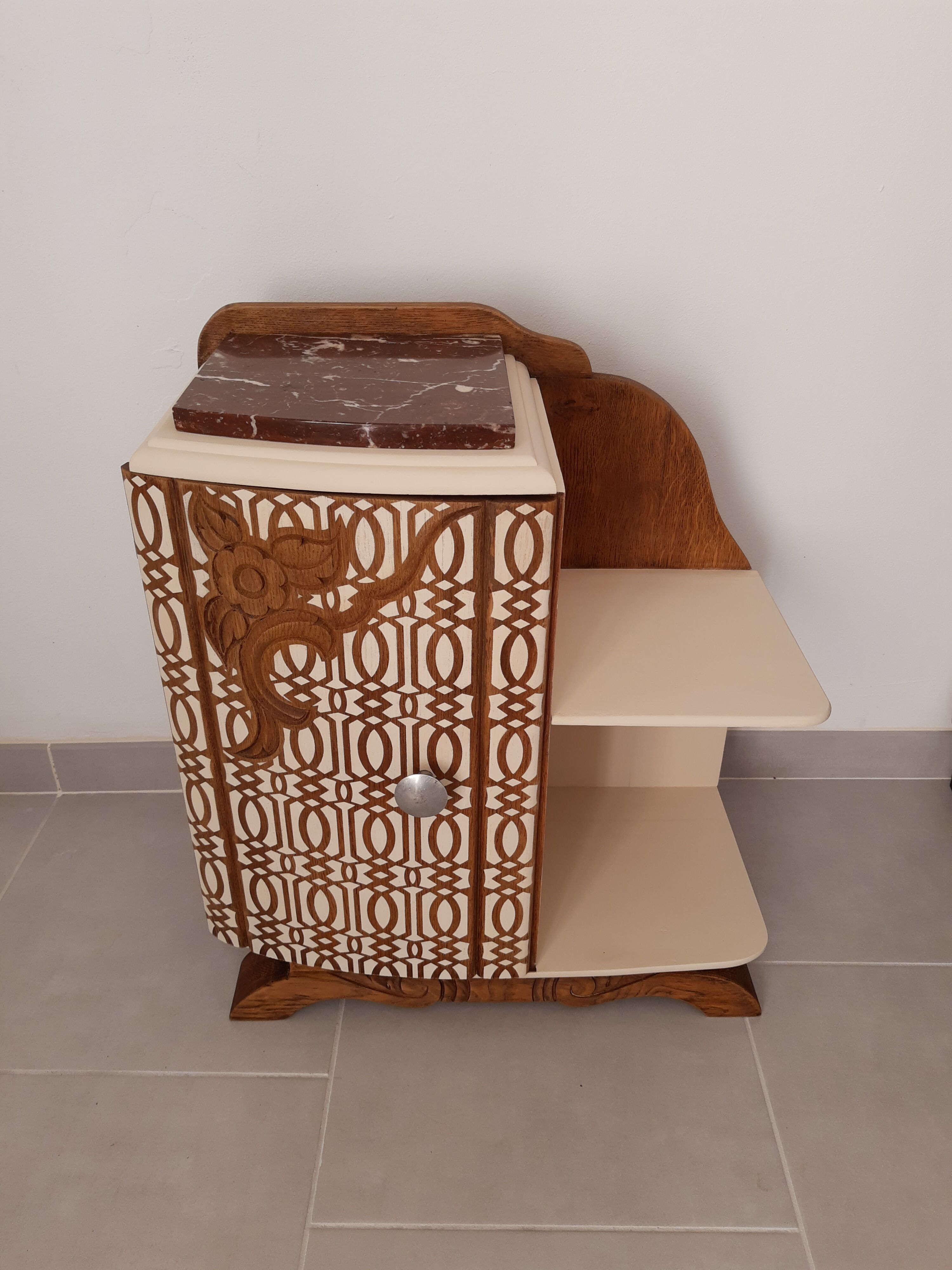 30s bedside table redesigned