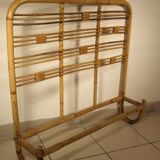 Head and footboard in rattan