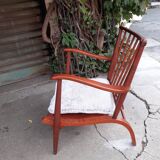 Scandinavian wooden armchair