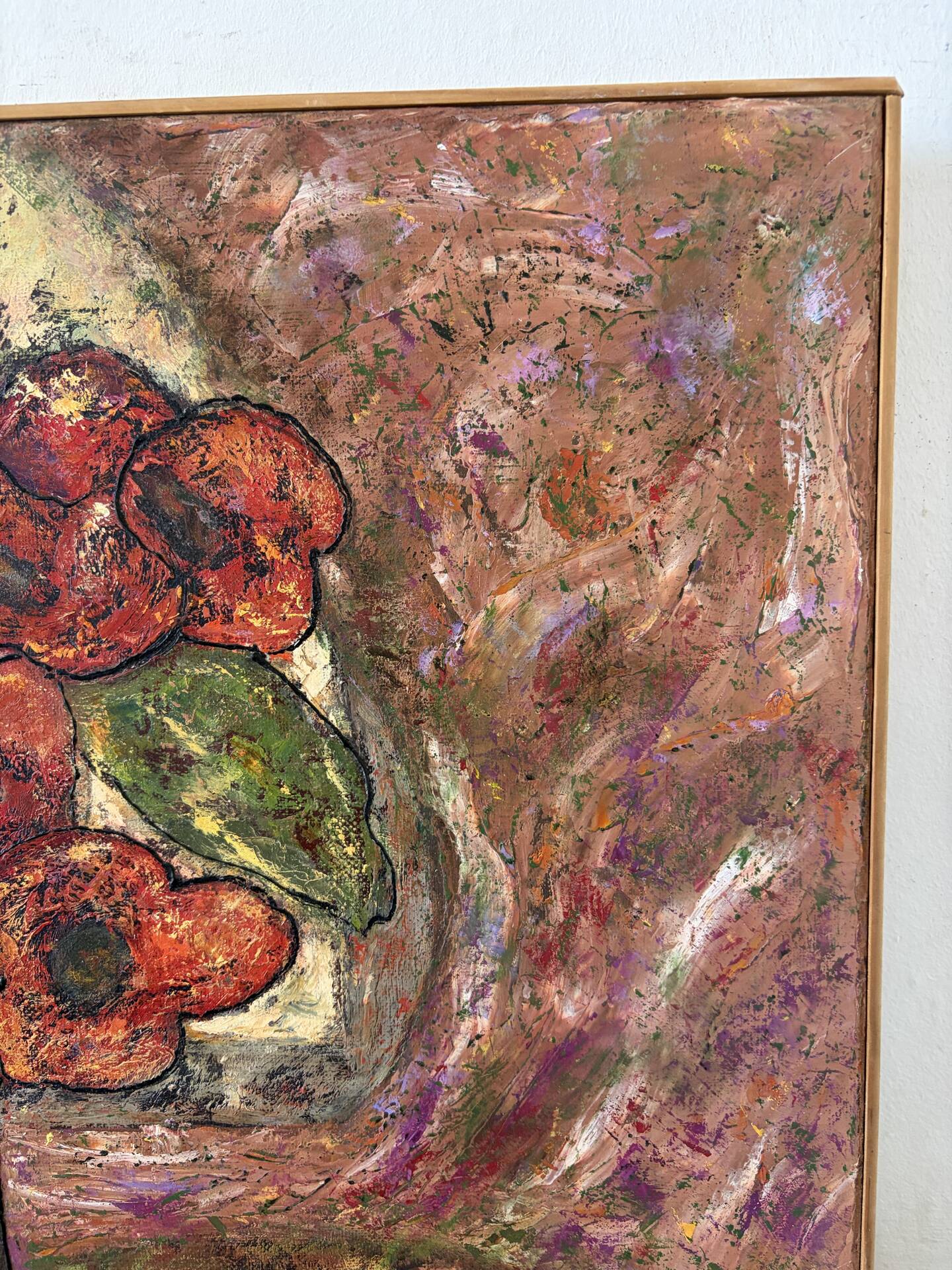 The poppies, oil on canvas