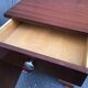 Paire de chevets art deco vintage 1940 acajou