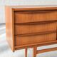 Buffet en teck, design danois, années 1960