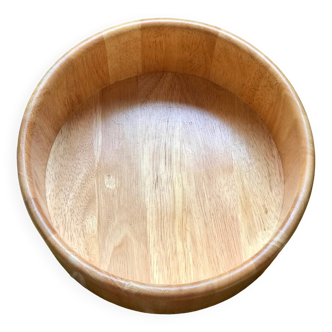 Wooden salad bowl