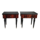 Paire de tables de chevet
