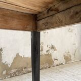 2m pine and oak farmhouse table