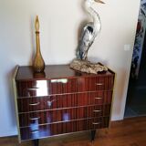 Large vintage chest of drawers 4 drawers restyled