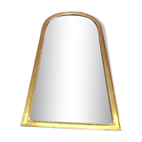 Miroir en bois et stuc doré