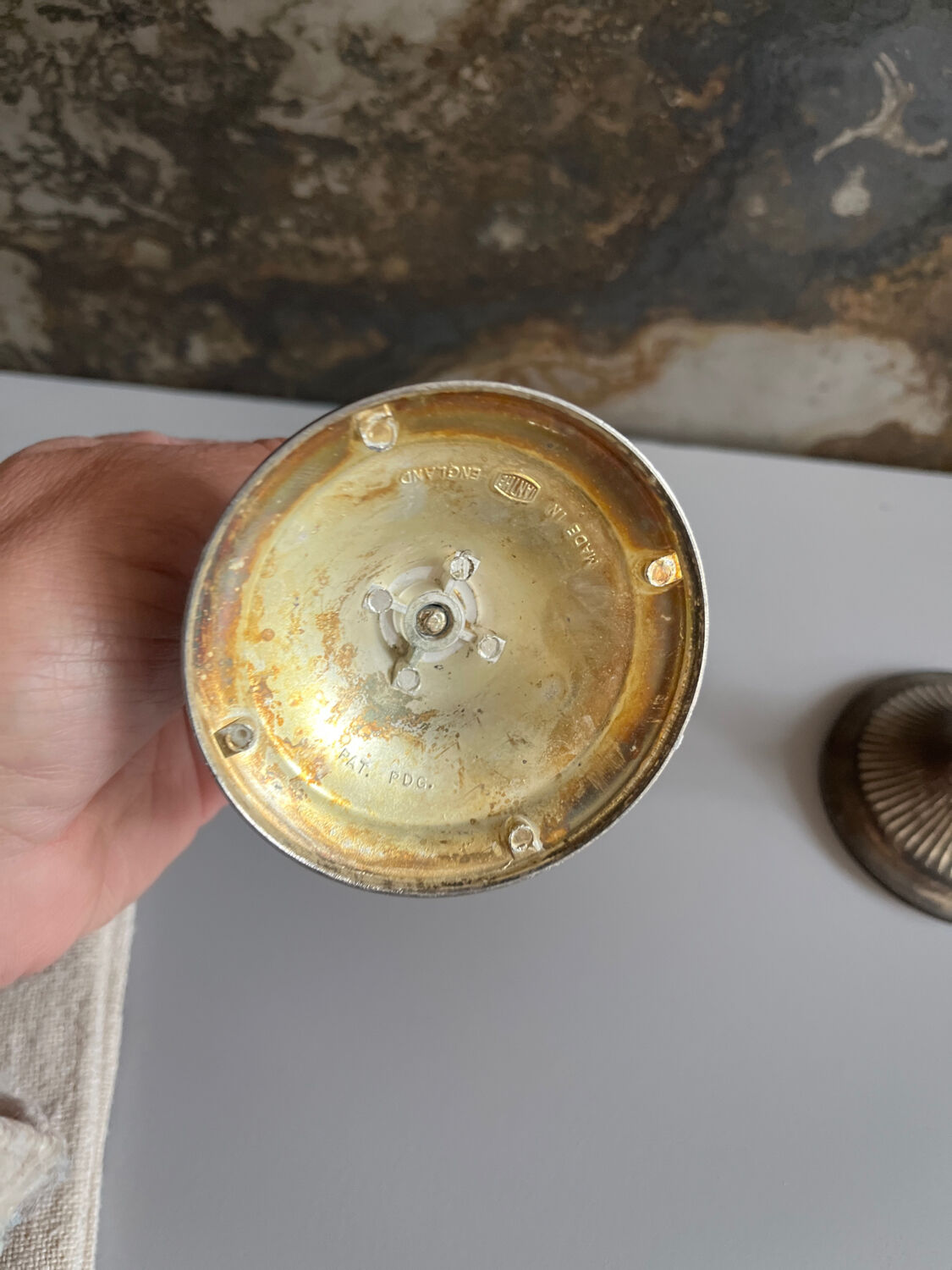 Pair of candle holders