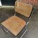 Cesca design chair b32 model in black and chrome