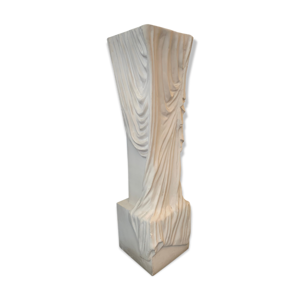 Colonne de présentation en plâtre du XXeme siècle