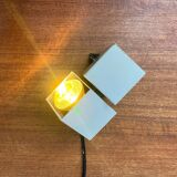 Mid-century minimalist cube wall table lamp 6015 by Kaiser, 1960