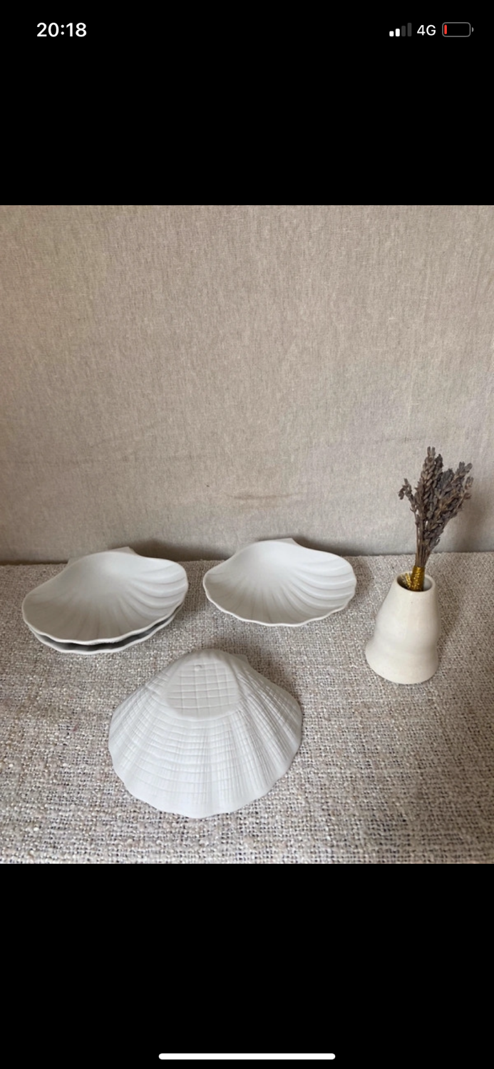 Raw scallop bowls