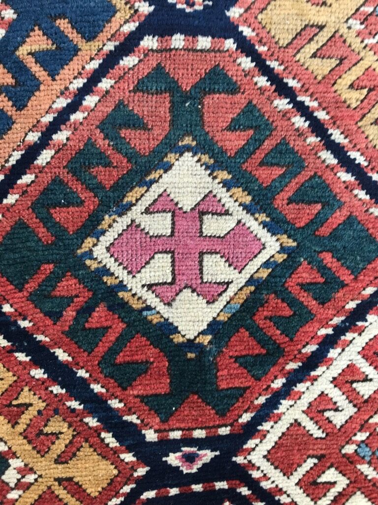 Tapis ancien Kazak 204x280cm