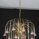 Meryl Streep, Pink Murano Flowers and Crystal Drops Chandelier, 1980s