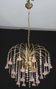 Meryl Streep, Pink Murano Flowers and Crystal Drops Chandelier, 1980s