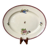 oval dish Villeroy & Boch La Louvière Belgian manufacture in Iron Earth early twentieth century