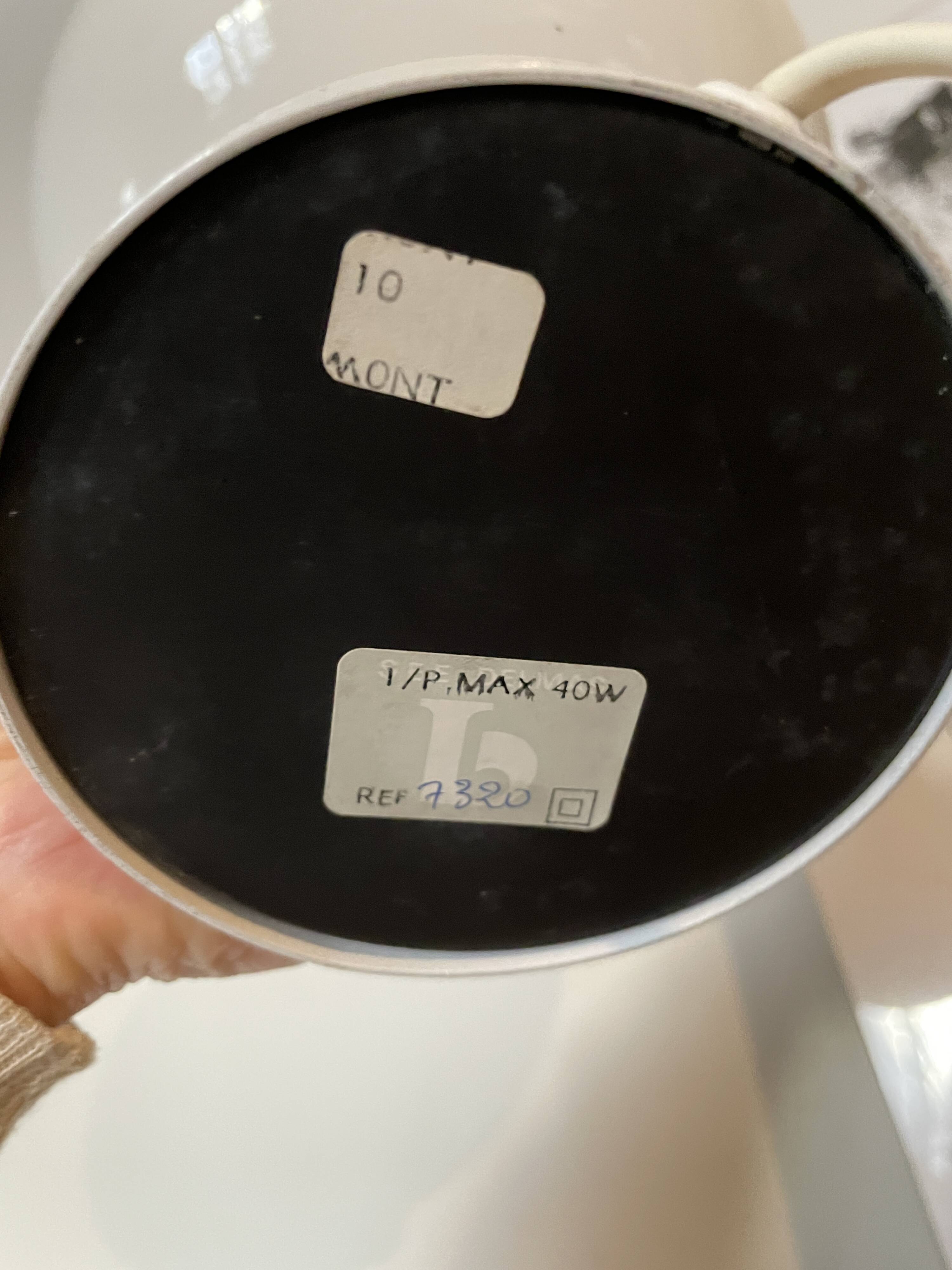 Delmas vintage 70s mushroom table lamp