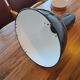Czechoslovakian black industrial lamp from the 40s/50s called Bauhausde