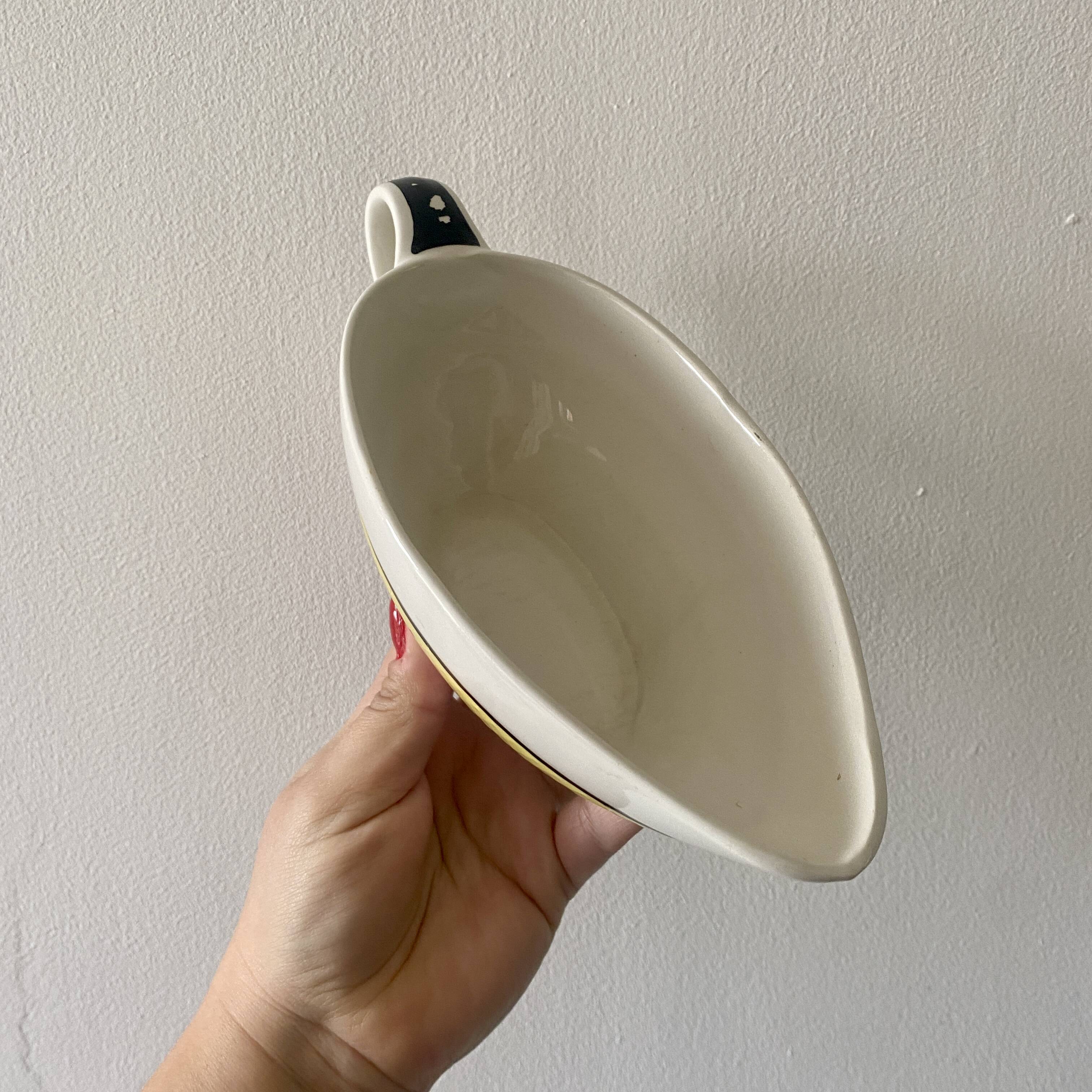 Lot of 4 vintage serving pieces Moulin des Loups