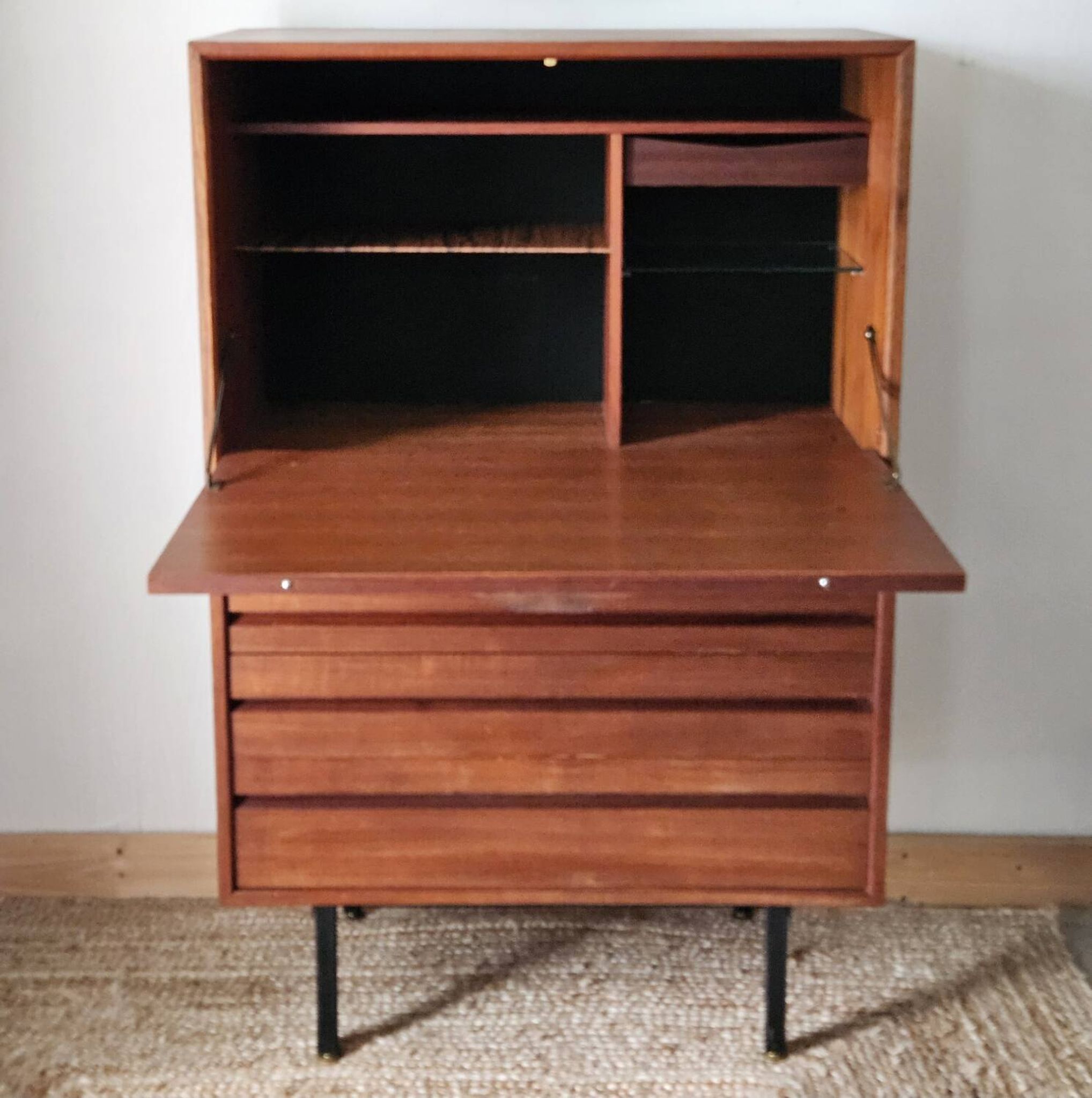 Secrétaire, 2 modules Poul Cavodius, 1960