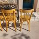 4 Baumann bistro chairs, different shades, vintage