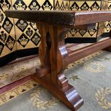 Monastery coffee table in solid mahogany