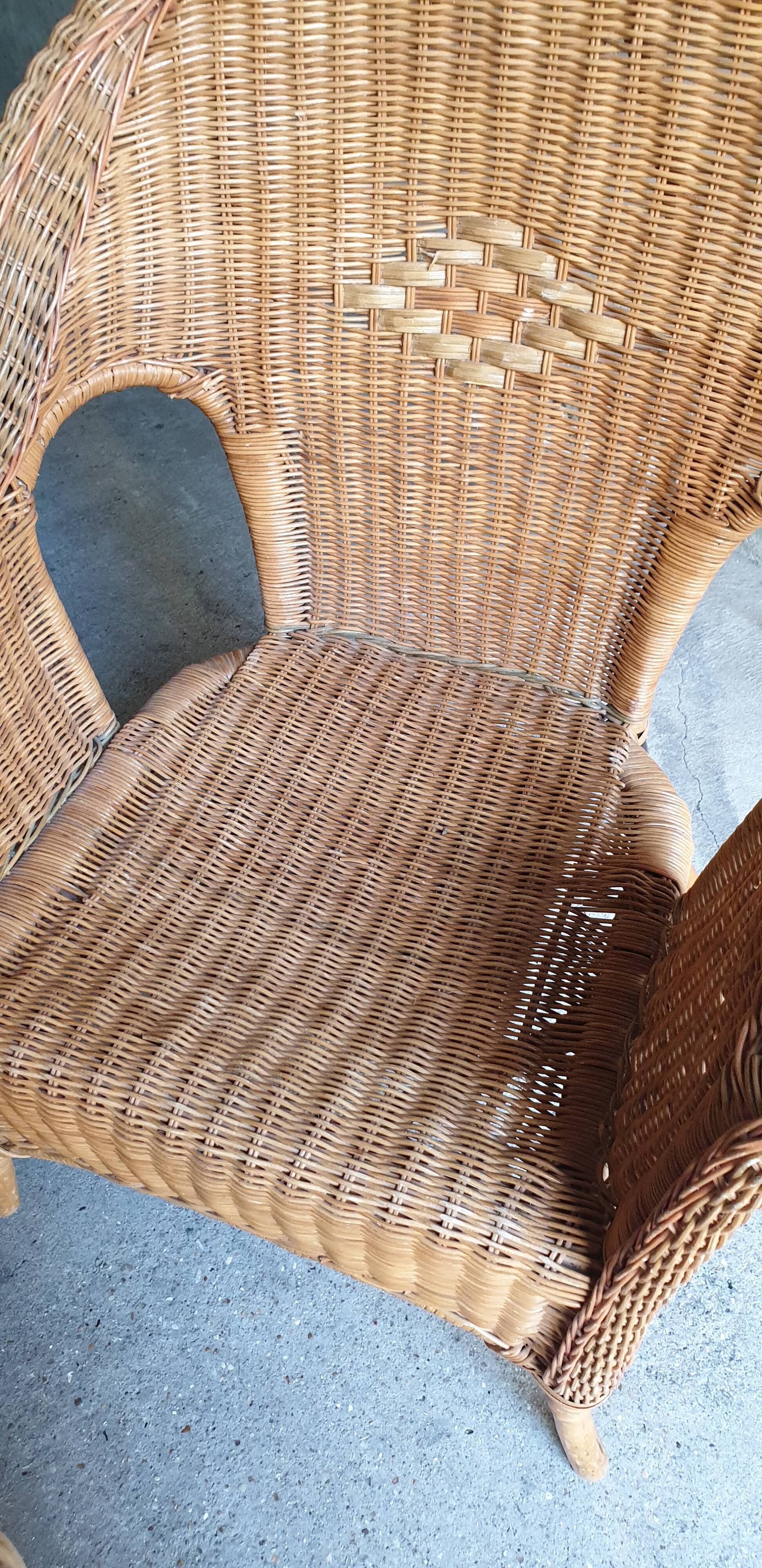 Rattan chairs