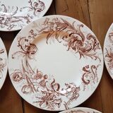 16 Luneville dessert plates