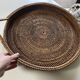 XXL woven rattan tray diameter 46 cm