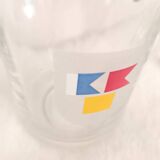 Set of 2 Mobil flag glasses