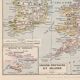 Old map Great Britain Ireland and Scotland 1897