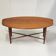 Scandinavian coffee table in teak & glass 1960 vintage