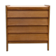 Vintage wooden chest of drawers 1950s