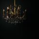 Vintage crystal chandelier, Italy, 1950s