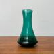 Vase en verre vert allemand du milieu du siècle de Leichlingen Rheinkristall, années 1960