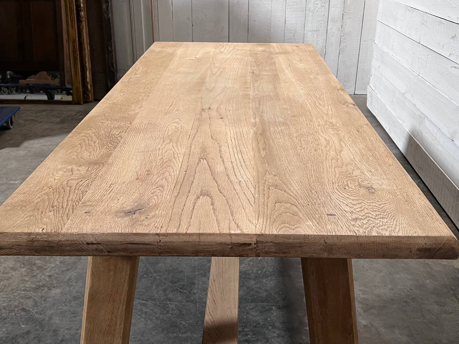 Faded oak table
