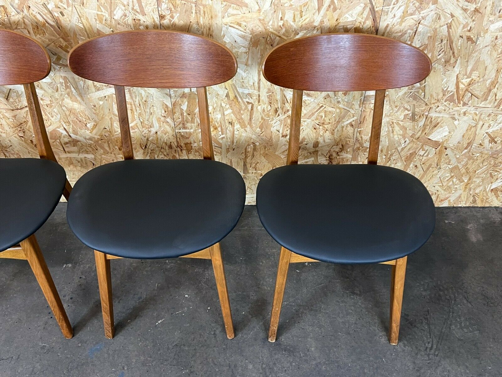 4 teak chairs
