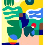 Teal Illustration