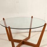 Coffee table made by Lebus in solid teak